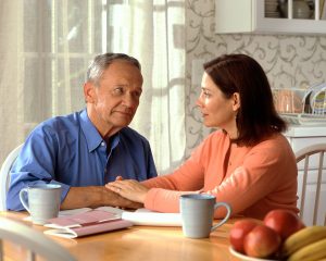 Adults caring for senior parents often cope with parental role reversal