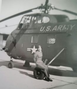 Friends Life Care member Lenore back in her army days