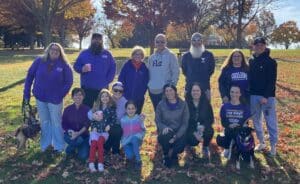 team of FLC staff ready for Alzheimers Walk
